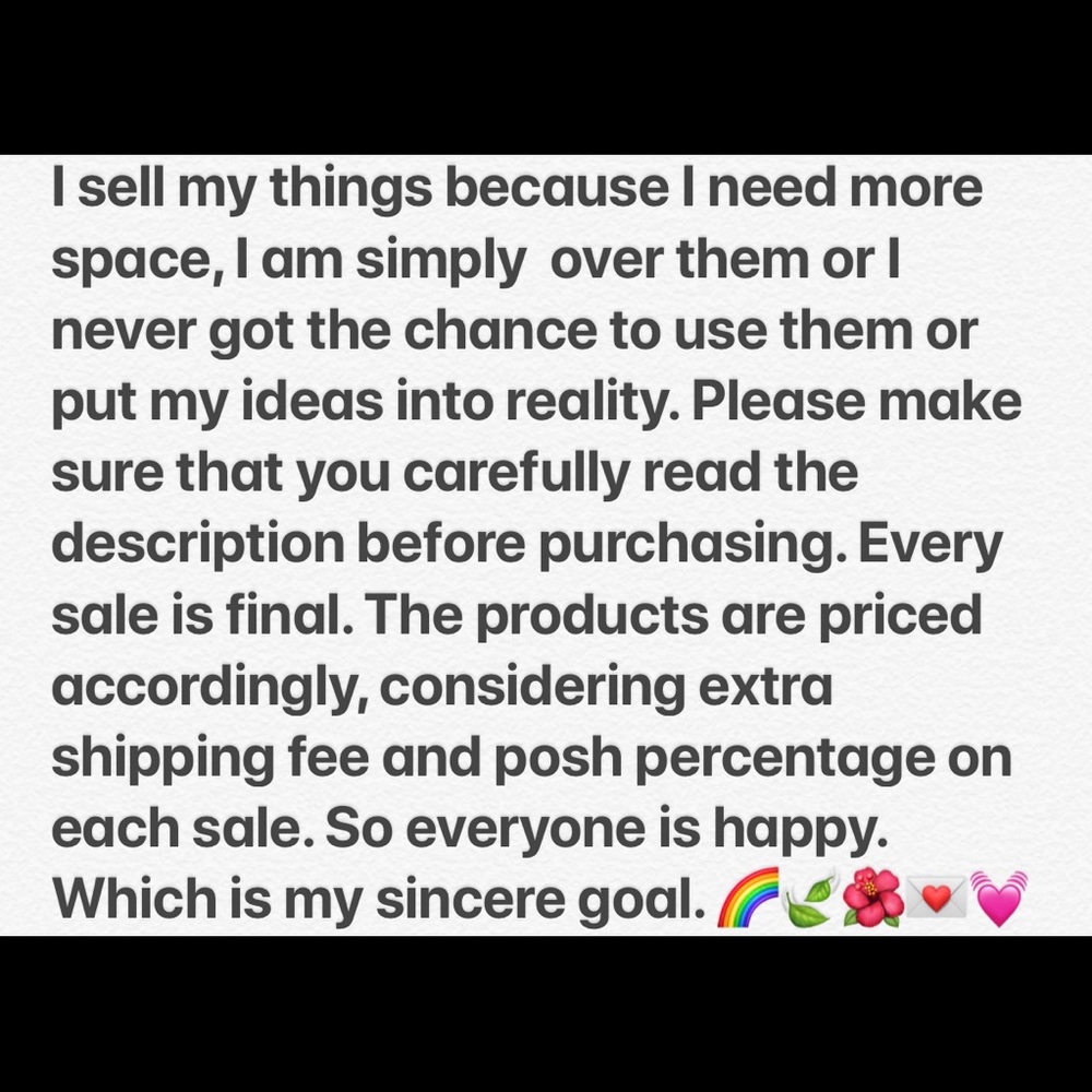 Hey dear posh friends! 💌🍧🍃 *ALL OFFERS WELCOME*